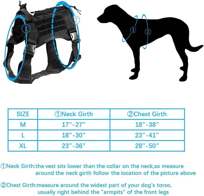 Tactical K9 Large Dog Training Vest