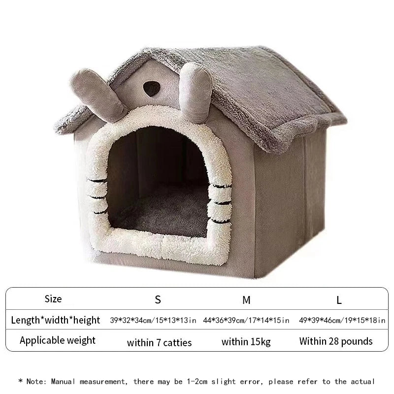 Cozy Dog Hut with Bed