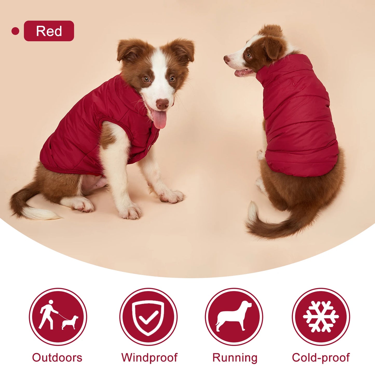 FrostyPaws™ Dog Coat - Warm Winter Dog Jacket
