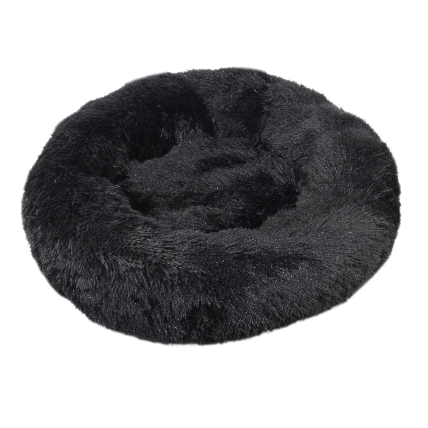 CuddleNest Plush Donut Dog Bed