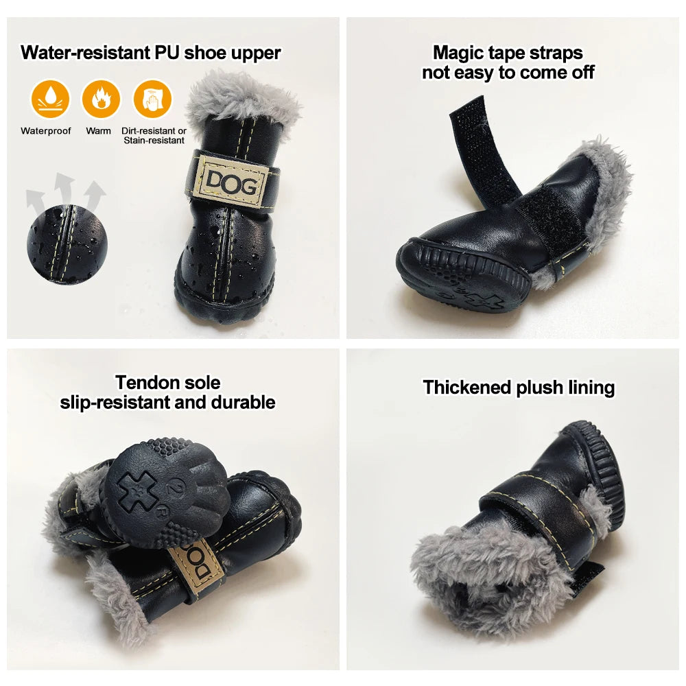 PawGuard NonSlip Dog Winter Booties