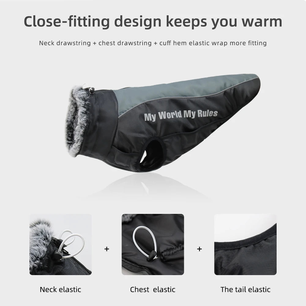 Reflective Waterproof Winter Dog Coat