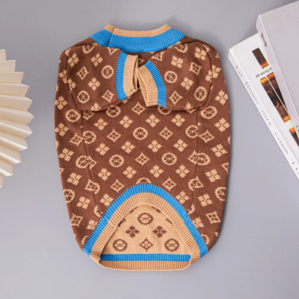 Louie Pup-ton Dog Sweater