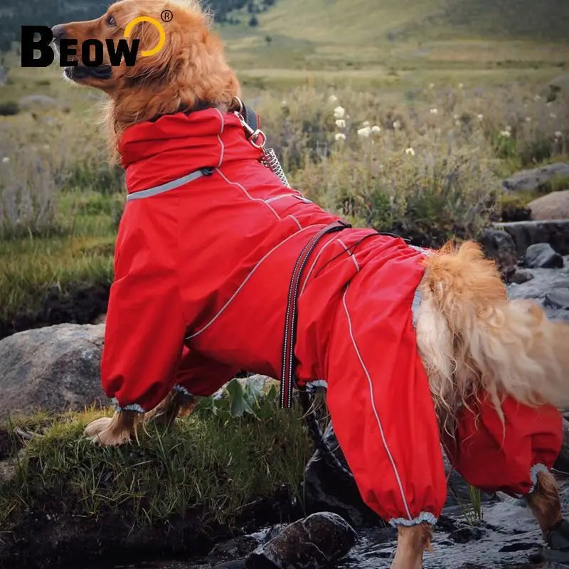 StormGuard™ Waterproof Dog Raincoat - Soft, Breathable & Snow-Proof Jacket