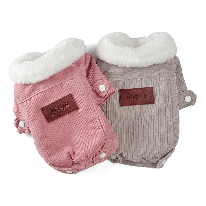 FleeceHaven™ Winter Jacket for Small Dogs