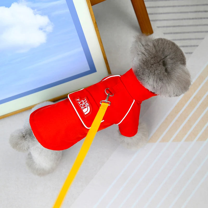 The Pet Face Waterproof Winter Jacket - Warm Fleece Coat