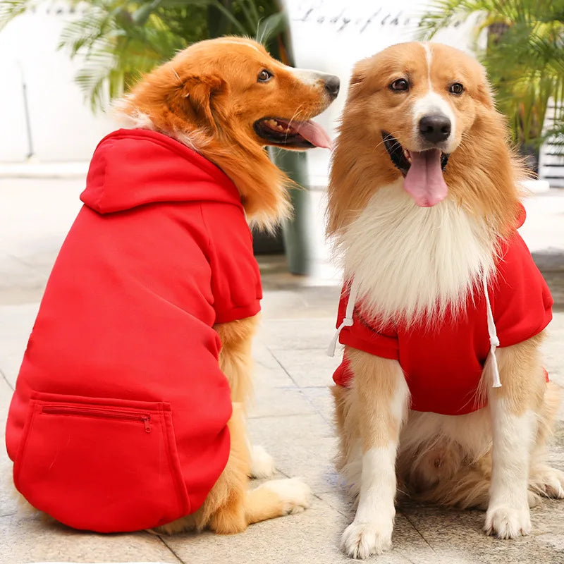 Cozy Hoodie for Big Dogs