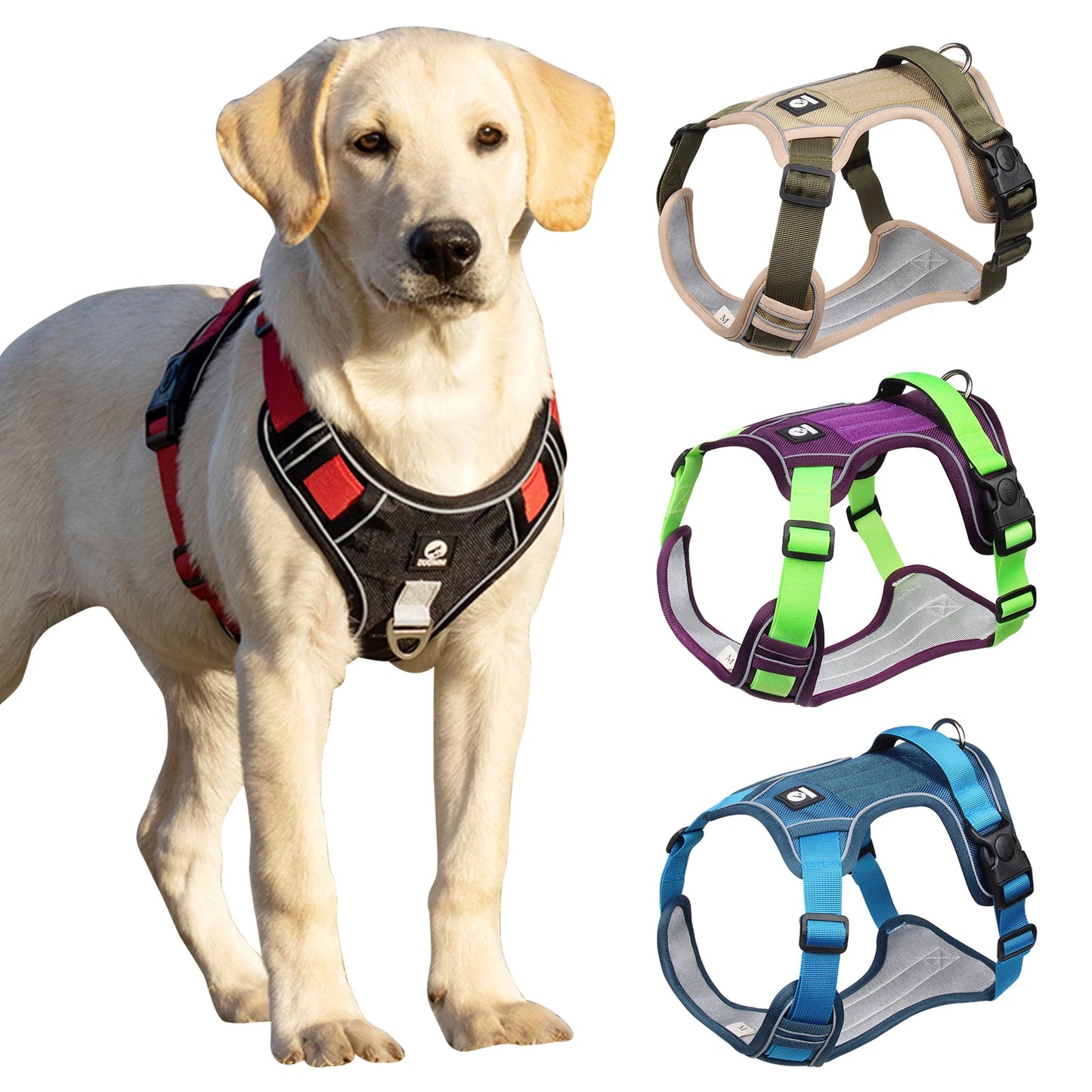 Reflective Vest Dog Harness