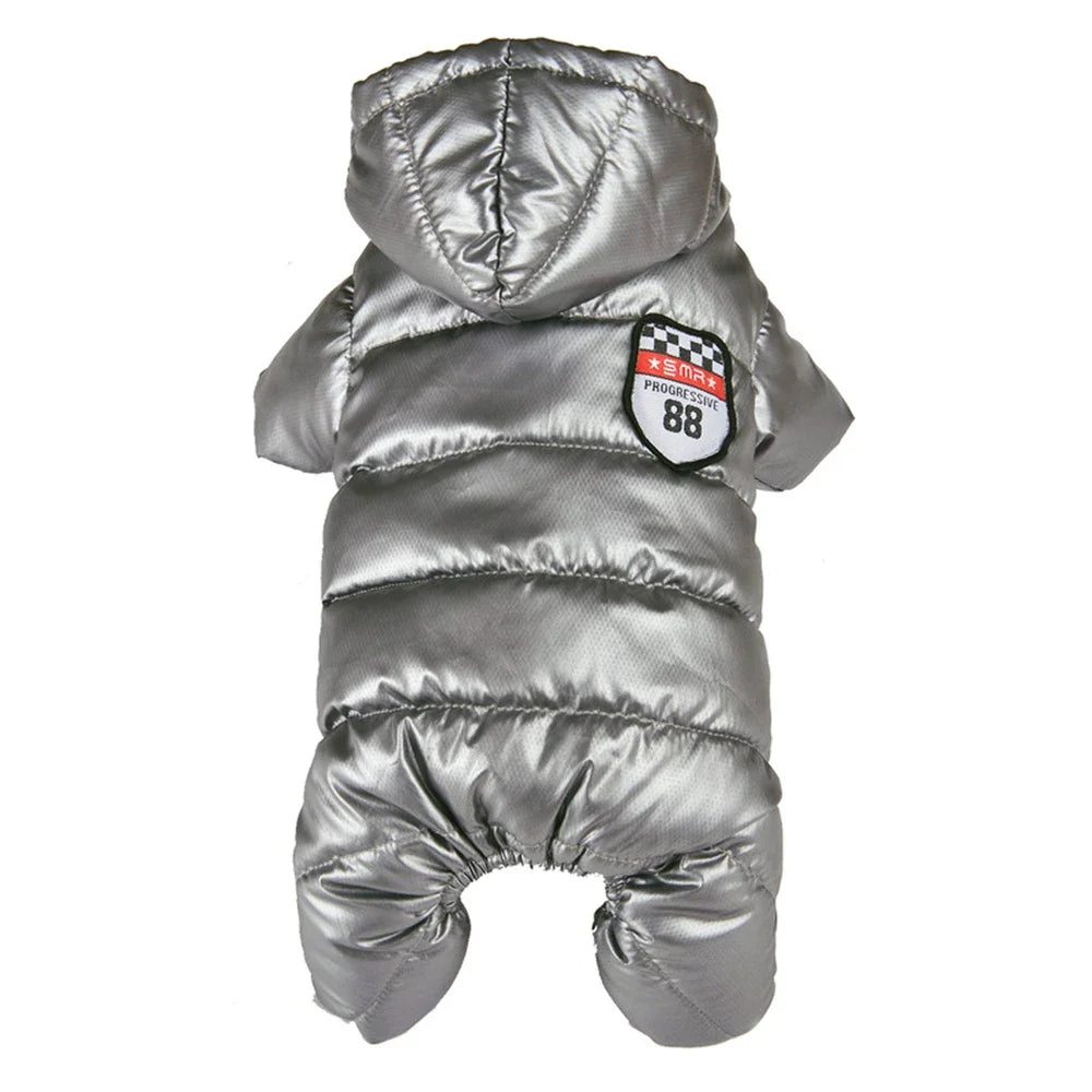 Waterproof Winter Jumpsuit for Small Dogs - Warm Hooded Coat