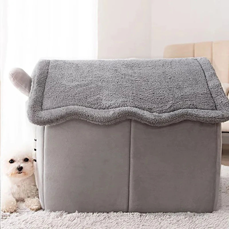 Cozy Dog Hut with Bed