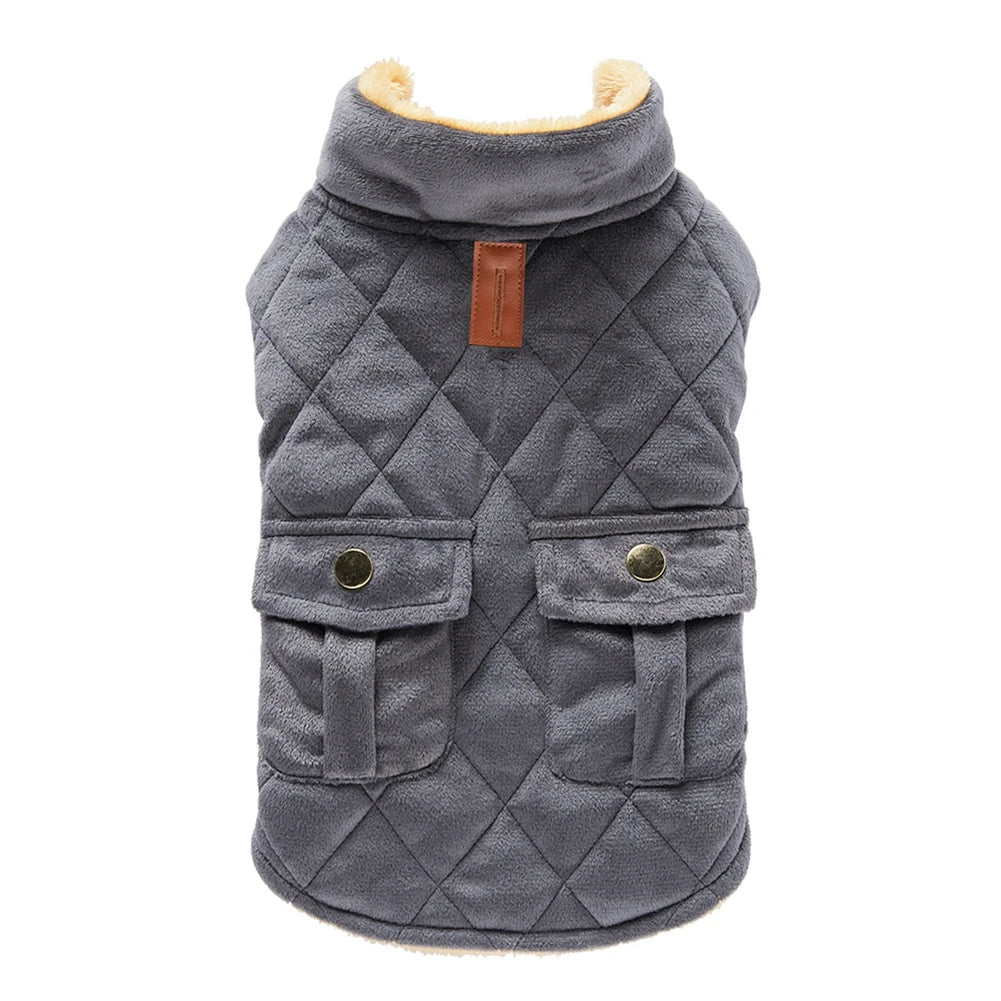 HarnessedWarmth™ Dog Jacket Vest - Winter Coat with Built-in Harness