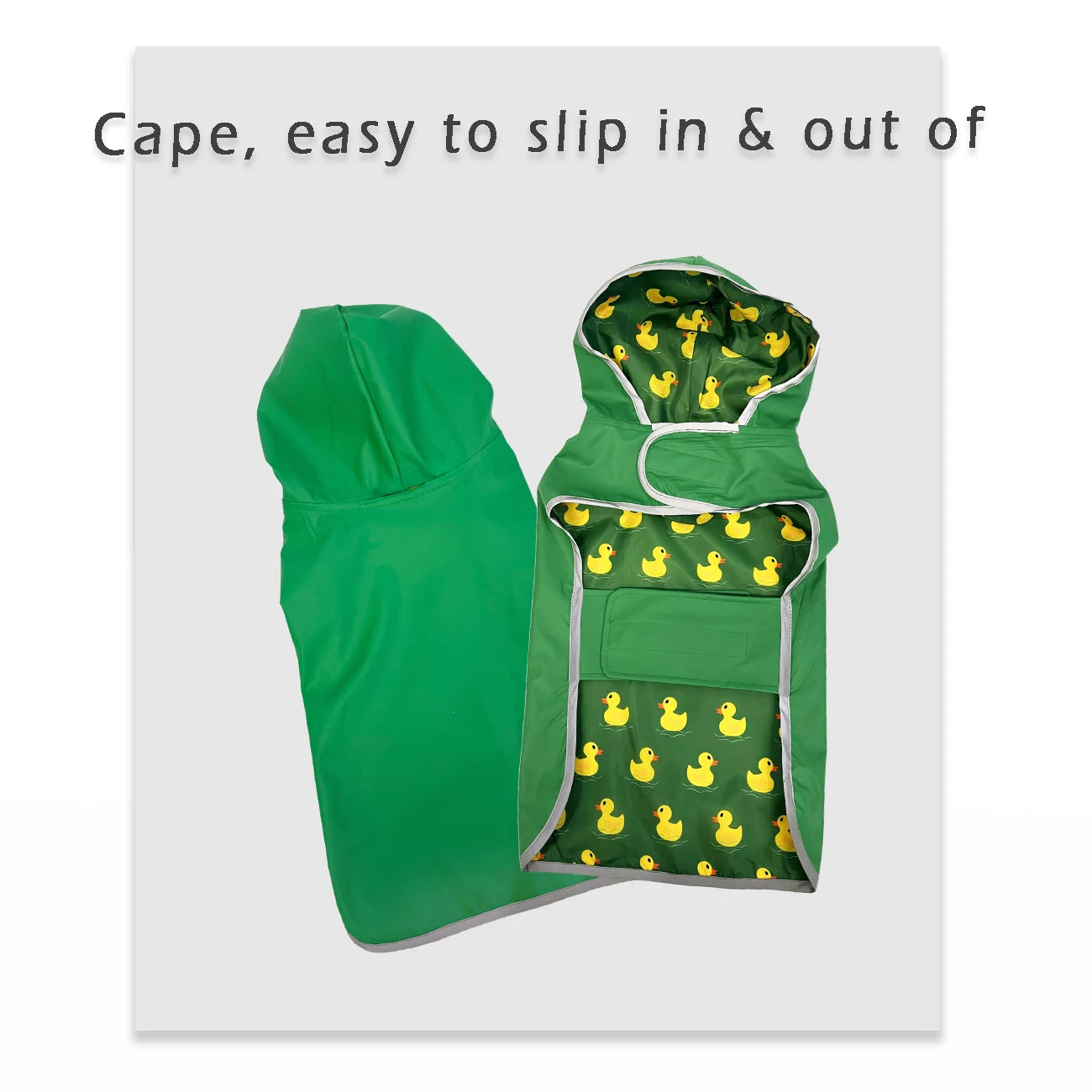 SunnyPaws Double-Layer Dog Raincoat