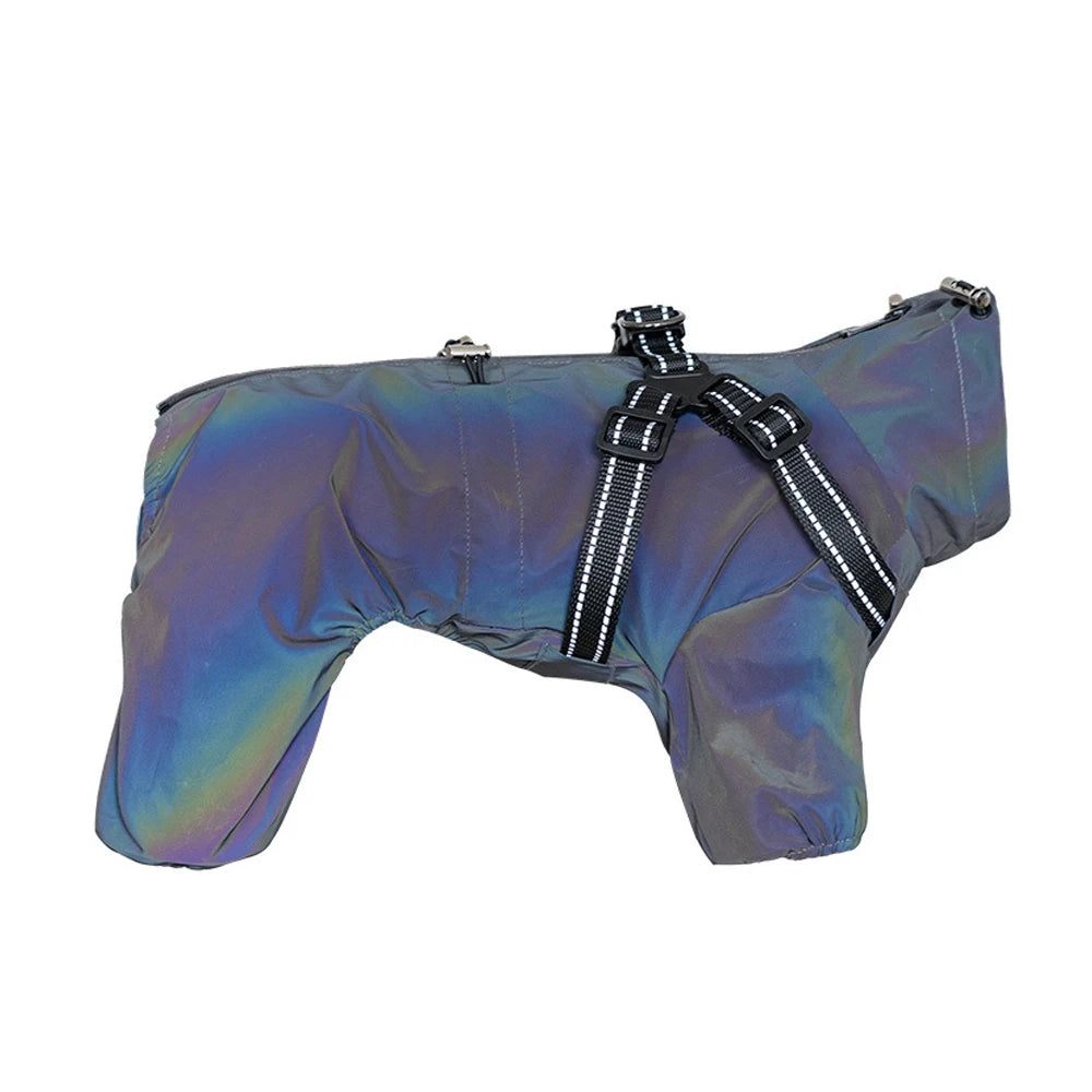 RainSafe™ Waterproof Dog Raincoat with Harness