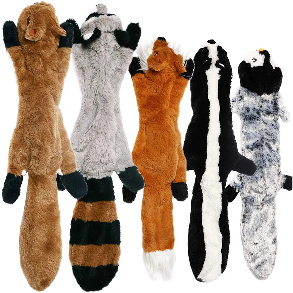 Squeaky Fun Plush Dog Toy