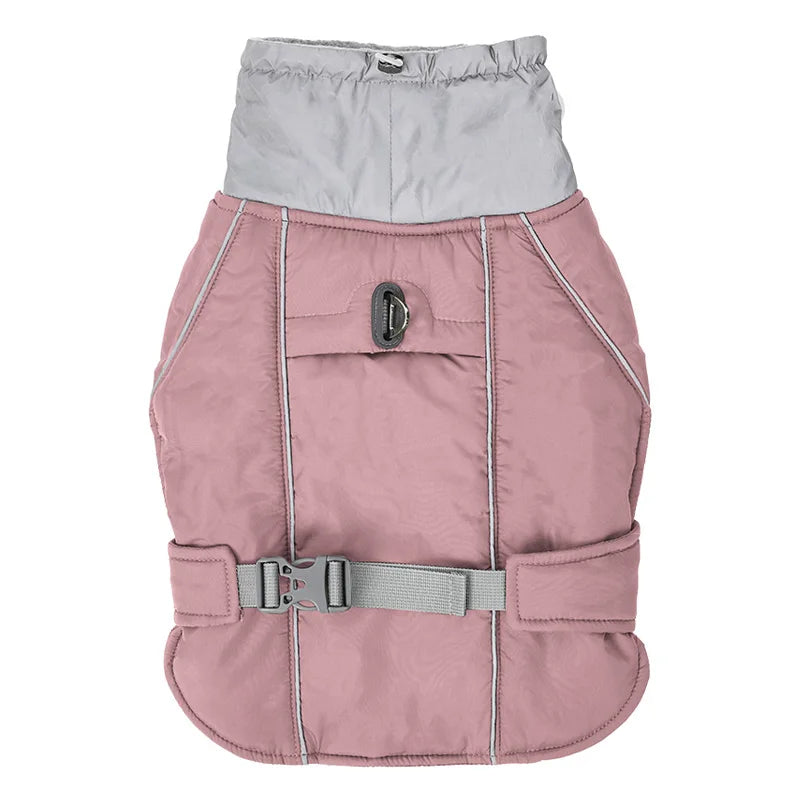 LuxWarm™ Waterproof Dog Jacket - Soft Padded Reflective Winter Coat