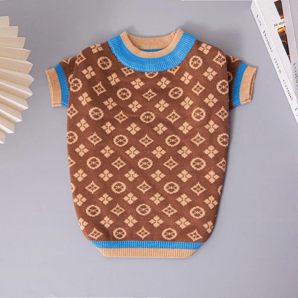 Louie Pup-ton Dog Sweater