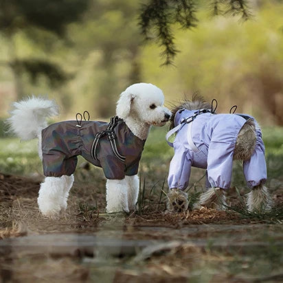 RainSafe™ Waterproof Dog Raincoat with Harness