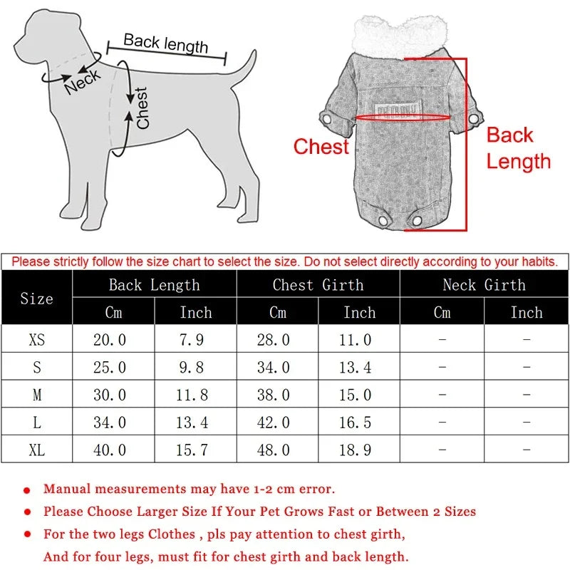 FleeceHaven™ Winter Jacket for Small Dogs