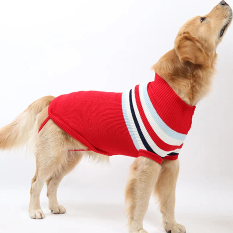 Cozy Canine Stripes Dog Sweater