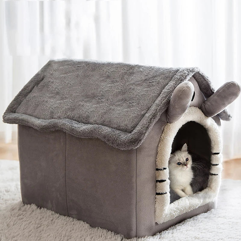 Cozy Dog Hut with Bed