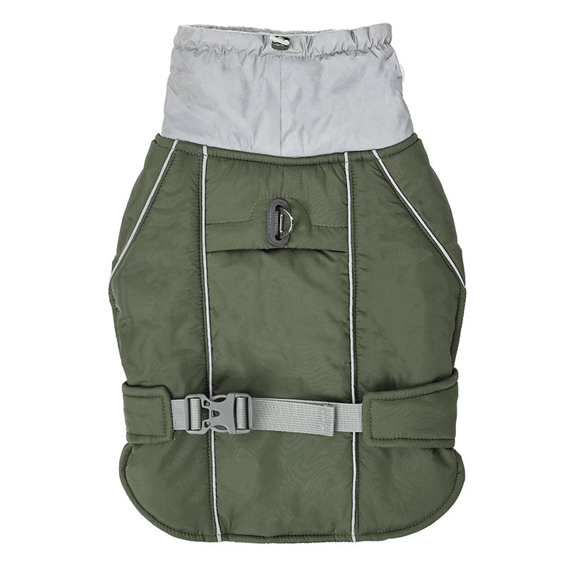 LuxWarm™ Waterproof Dog Jacket - Soft Padded Reflective Winter Coat