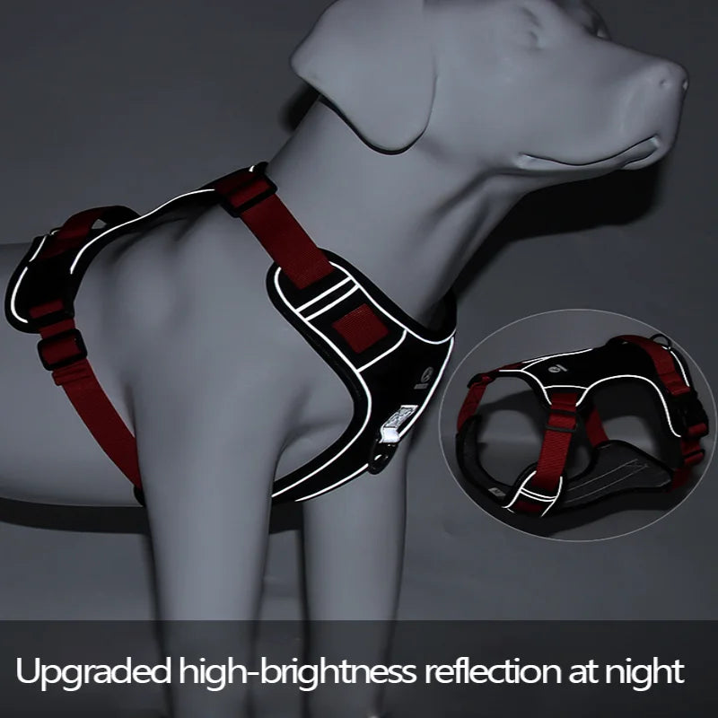 Reflective Vest Dog Harness