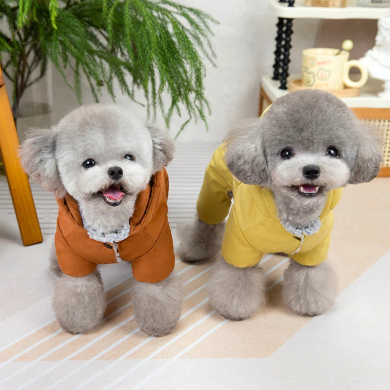 FurGuard™ Winter Dog Overalls - Weatherproof Cotton Dog Jumpsuit