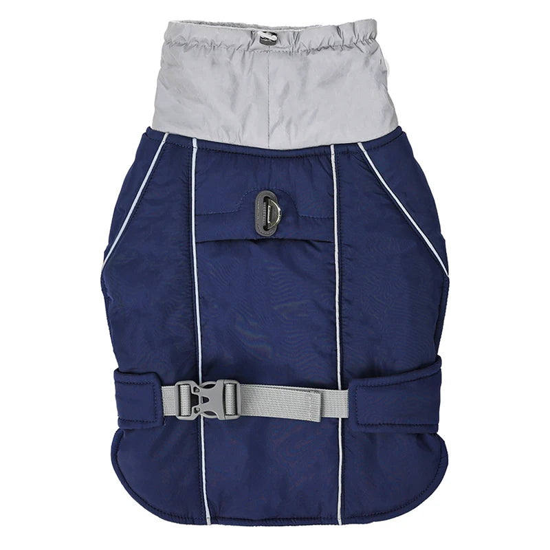 LuxWarm™ Waterproof Dog Jacket - Soft Padded Reflective Winter Coat