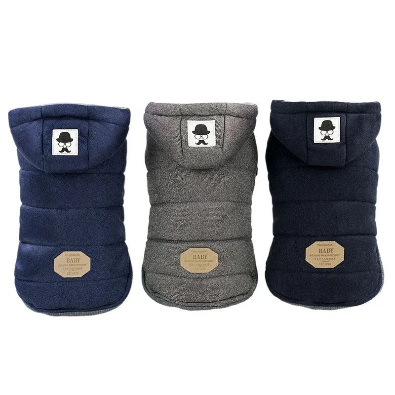 ThickCozy™ High-Quality Winter Jacket for Dogs - Cotton Hooded Coat