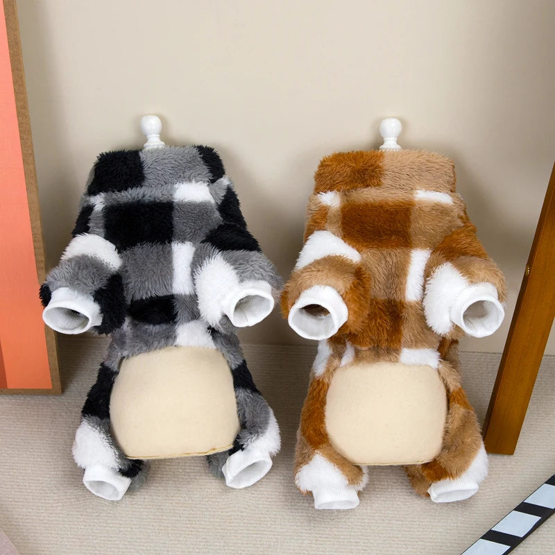 SnuggleSuit™ Winter Dog Jumpsuit - Warm Pajama for Small & Medium Dogs