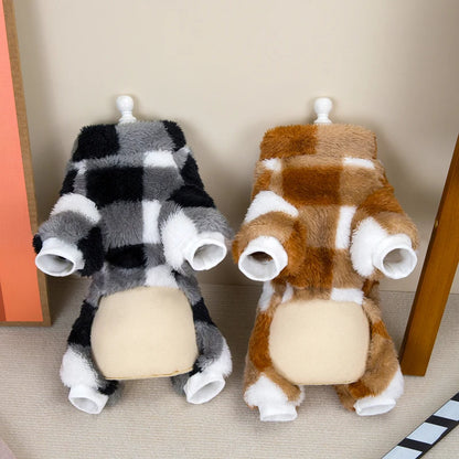 SnuggleSuit™ Winter Dog Jumpsuit - Warm Pajama for Small & Medium Dogs