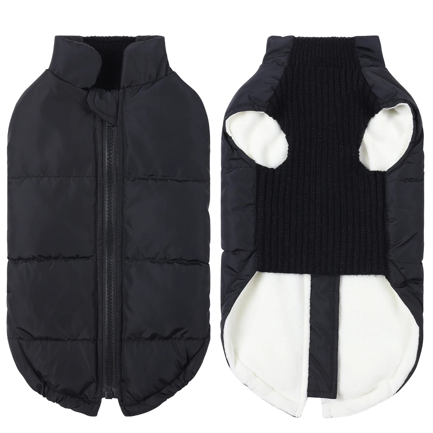 ChillShield™ Winter Dog Coat with Zipper - Windproof Jacket