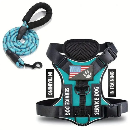 Reflective No-Pull Dog Harness Set