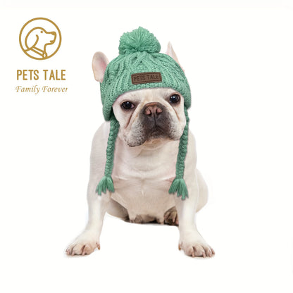 Cozy Paws Dog Knitted Winter Hat