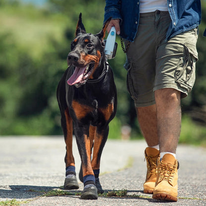 Rubber & Sock Waterproof Dog Boots