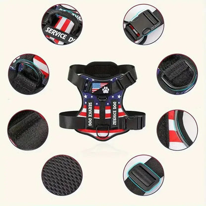 Reflective No-Pull Dog Harness Set