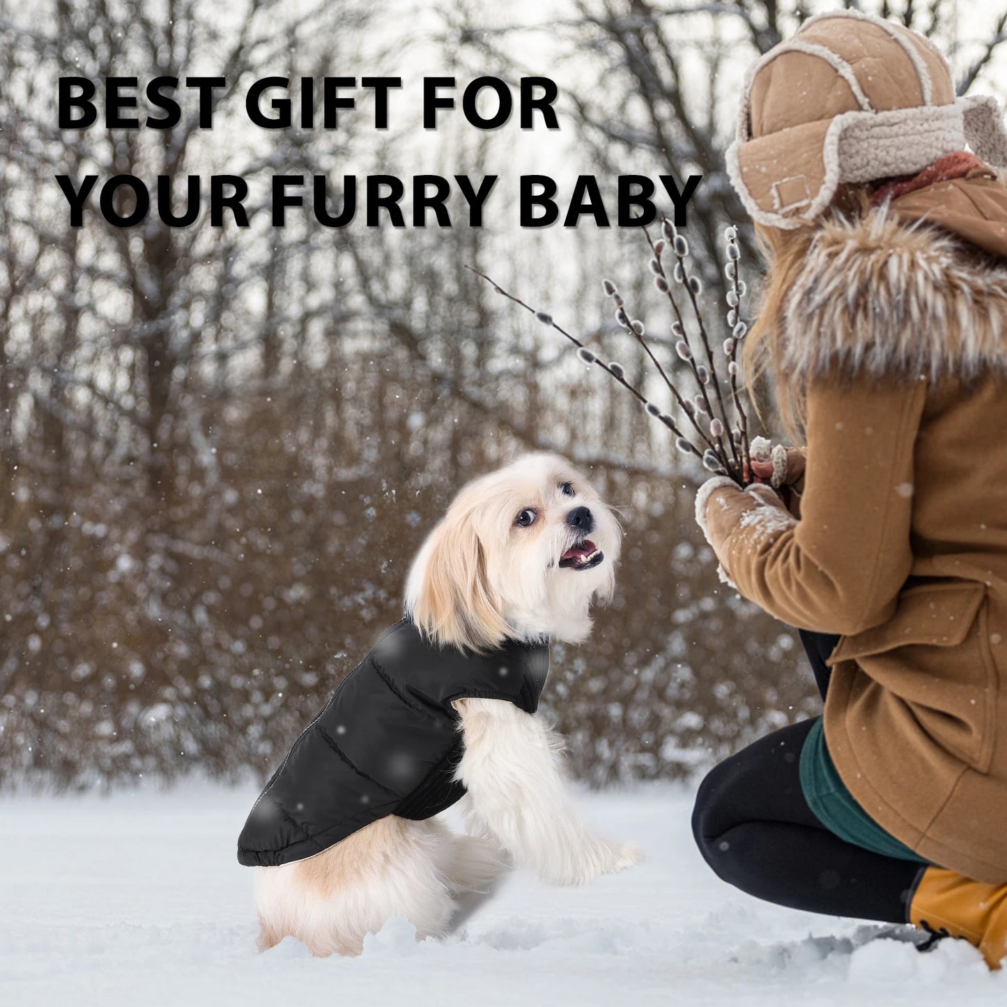 ChillShield™ Winter Dog Coat with Zipper - Windproof Jacket