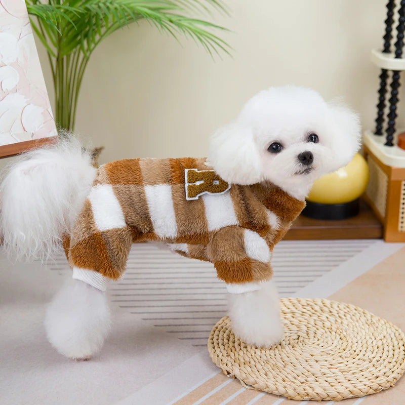 SnuggleSuit™ Winter Dog Jumpsuit - Warm Pajama for Small & Medium Dogs