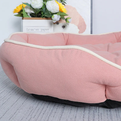 PawsomeNest™ All-Season Dog Bed - Spacious, Elastic Sofa Cushion, Cozy Warmth for Winter