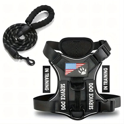 Reflective No-Pull Dog Harness Set