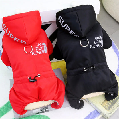 Cozy Weatherproof Dog Jumpsuit