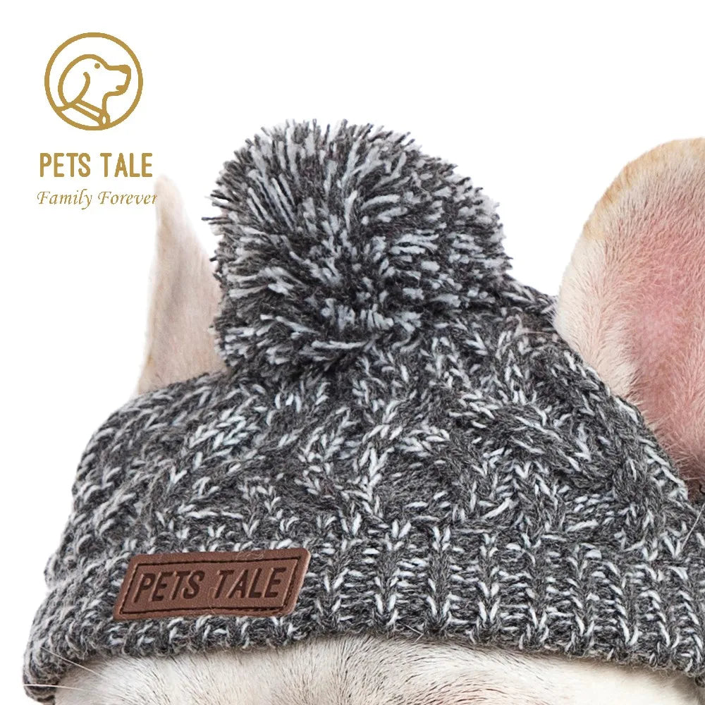 Cozy Paws Dog Knitted Winter Hat