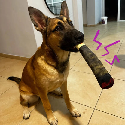 ChewCigar™ Interactive Joint Dog Toy - Funny Plush Squeaky Chew