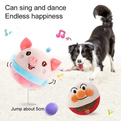 Purrfect Plush Interactive Self-Moving Electric DogToy