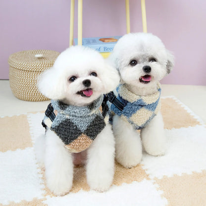 Cozy Vest Dog Winter Jacket with Harness