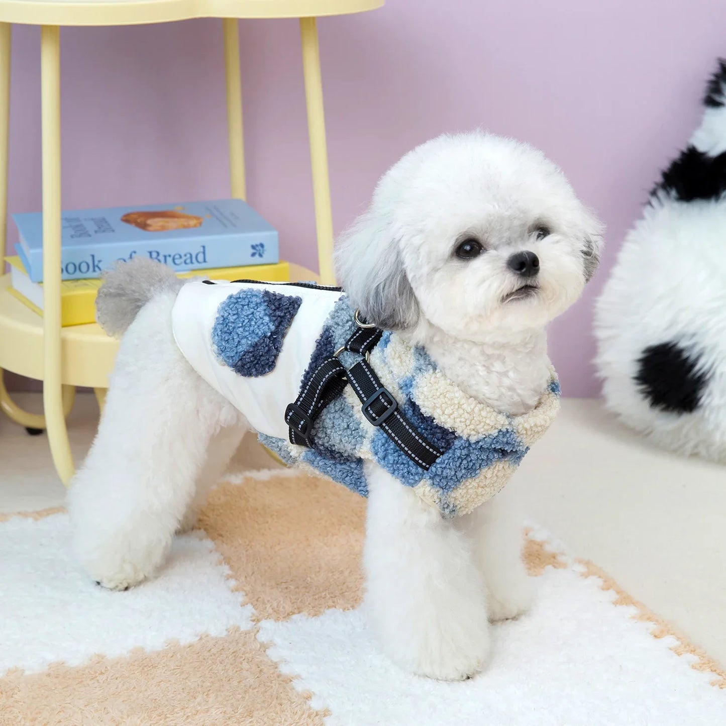 Cozy Vest Dog Winter Jacket with Harness
