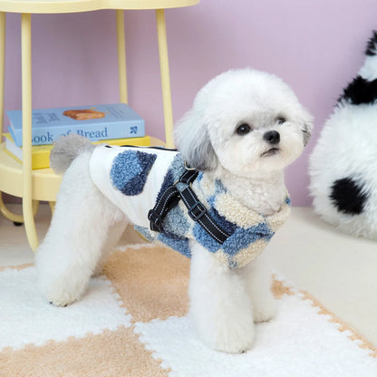 Cozy Vest Dog Winter Jacket with Harness