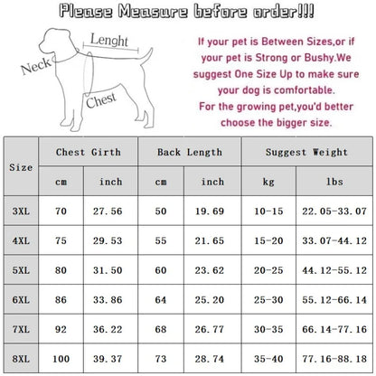 Delight Fleece Dog Hoodie for Large Breeds