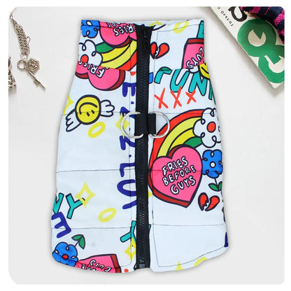 Colorful Waterproof Dog Jacket