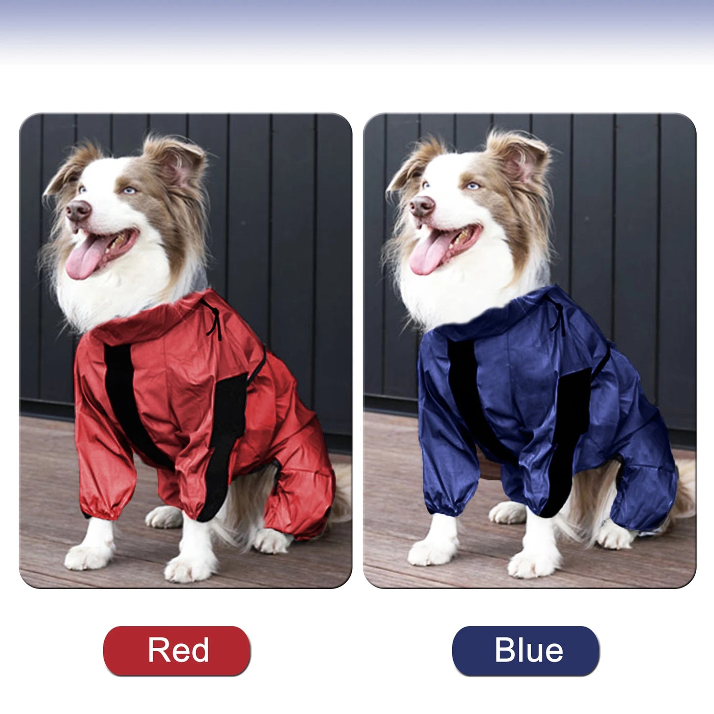 FrostFit™ Waterproof Dog Ski Suit Jacket- Warm Fleece-Lined Winter Jumpsuit